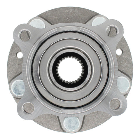 Front view of Rear Left And Right Wheel Bearing And Hub Assembly For Mazda 3 2.5L AWD 2019 Through 2025 And CX 30 2.5L AWD 2020 Through 2025 Premium Replacement