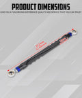 Shift Linkage Upgrade For Harley Softail Touring Trike 1986 Through 2025 Blue Aluminum Built Tough For Smooth Crisp Shifts On Touring And Trike Rigs For Quick Clean Shifts, 322mm view
