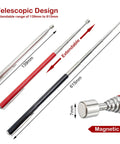 3 Piece Telescoping Magnetic Pickup Tools With Pocket Clip Grabber Reacher Pointers 24 Inch Strong Retrieving Magnets