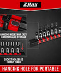 15-Piece E-Torx Swivel Socket Set With 1/4 In And 3/8 In Drives, Universal Joint, External Star Sockets E4 To E24, Built Tough From CR-V Steel, Includes 2 Adapters For Quick, Flexible Auto And Bike Projects. Hanging-hole socket holder with E4 to E24 sockets