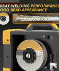 0.030 Inch ER70S-6 MIG Welding Wire 10Lb Spool For Solid Carbon Steel, 0.8mm, in a welding machine showing great bead appearance