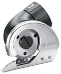 Hecka Heavy Duty Power Drill Cutting Adapter Slick Six Millimeter Blade, silver metal tool with dial for trimming materials.