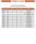 Fitment chart for Heavy Duty Clutch Flywheel Replacement For Porsche 911 GT3 Coupe 997, compatibility details listed.