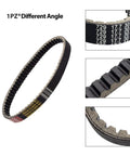 CVT Drive Belt Fits GY6 49cc 50cc 139QMB Long Case Engines for Scooters Mopeds ATVs and Go Karts 729mm 17.7mm 30 Teeth