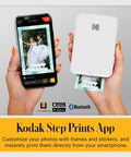 Step Instant Smartphone Photo Printer On The Go Portable Mini Color Wireless Printer prints photo from smartphone