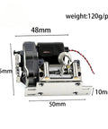 Ultimate Metal Electric Remote Control Winch Upgrade For Hyper Go And Mjx H8H Maker Mk07 RC Crawler Car dimensions 48mm x 45mm x 10mm