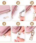 Step-by-step guide using Nine Piece Zipper Pull Replacement Kit Includes Metal Zipper Tabs For Luggage Backpacks Jackets Sewing Supplies