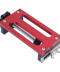 Pro Grade Dowel Hole Guide Aluminum Alloy Drill Jig With Ten Premium Sleeves for precise woodworking cabinet making.