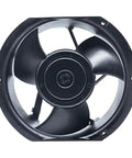 Front view of 172mm Server Rack Fan With 3 Wire Waterproof Interface 24V Inverter Fan 172mm By 150mm By 51mm Dual Ball Bearing Ventilator.