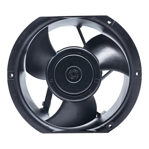 Front view of 172mm Server Rack Fan With 3 Wire Waterproof Interface 24V Inverter Fan 172mm By 150mm By 51mm Dual Ball Bearing Ventilator.