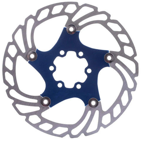 Floating Bike Disc Brake Rotor Beast With Elite Heat Dissipation 140 160 180 203 Millimeter Sizes, CNC Machined Stainless Steel Outer Ring And Aircraft Aluminum Inner Frame, MTB Road BMX Ready, Includes 12 Bolt Kit.