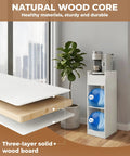 Sturdy 3 Tier Solid Wood Water Dispenser Rack With Drawer And Top Shelf 39 Inch Tall 5 Gallon Water Jug Storage Stand white finish