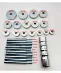 Heavy Duty 20-60mm Valve Seat Ring Tool Kit For Fast Engine Repair With Anti-Slip Handle And Comfortable Grip To Fix Small Issues On The Road Without Waiting For Help Or Spending Extra Cash On Multiple Parts, metal dies and rods