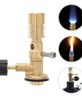 Bunsen Burner Portable Laboratory Gas Burner Brass With Adjustable Air Mix And Gas Flow For Precise Lab Heating And Safe Experiments