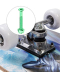 1.5 Inch Skateboard Mounting Hardware Set With 8 Carbon Steel Screws And Nuts Flat Head Black Finish Replacement Kit for cruisers