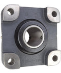 Heavy Duty One And Three Quarters Inch Type E Four Bolt Flange Bearing With Double Taper Rollers front view