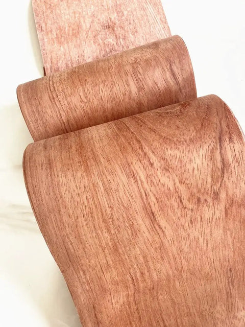 Natural Rosewood Thin Wood Veneer Sheets For Diy Furniture Crafting And Speaker Mods 8X98 Inches, showcasing rich woodgrain surface.