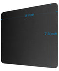 Ultra Smooth Premium Textured Mouse Pad 8.0 By 7.5 Inch With Non Slip Rubber Base Fully Washable Fade Resistant For Office And Home