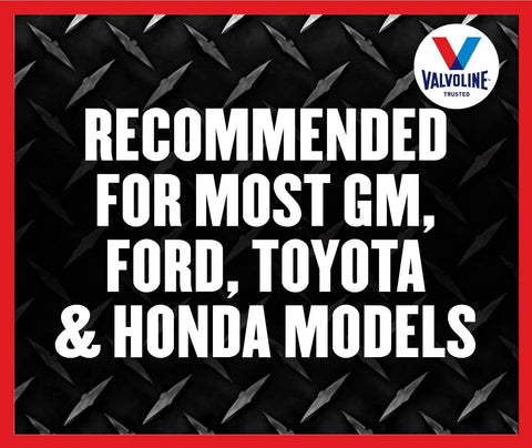 Multi Vehicle ATF Full Synthetic Transmission Fluid One Gallon text with GM, Ford, Toyota, Honda compatibility