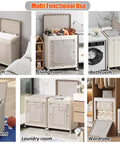 Heavy Duty Foldable Storage Bin With Lid Gray Extra Large 120L Capacity Wheels Smooth Glide For Closet Bedroom Living Room in various settings.