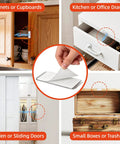 Ultra Thin No Drill Magnetic Cabinet Catch 6 Pack With Adhesive Stainless Steel Door Latches for cabinets and drawers use