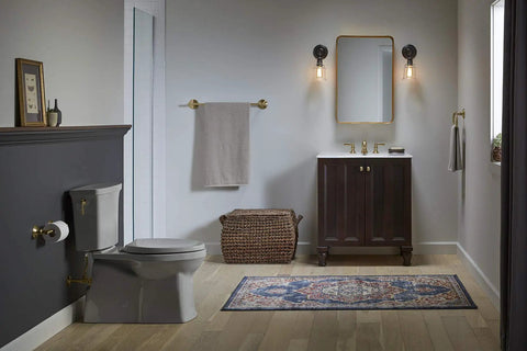 Eclectic Toilet Paper Holder For Bathroom Metal Construction Built To Last Corrosion And Tarnish Resistant Transitional Style Includes Mounting Hardware And Paper Template Durable Easy Install Accessory