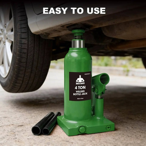 Beefy Heavy Duty 4 Ton Hydraulic Bottle Jack For Cars And Trucks 8000 Lb Capacity Portable Auto Repair Jack with adjustable screw top