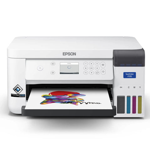 SureColor F170 Dye Sublimation Printer Compact 8.5 By 11 Inch Format Includes Genuine Ink Original OEM Product With Full Manufacturer Support