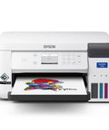 Epson printer printing colorful design, part of Sublimation Printer Bundle With Craft Express Combo Heat Press And Elite Sublimation Oven.