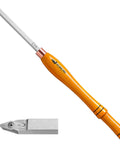 Full Size Detailer Lathe Wood Turning Tool with Diamond Shaped Carbide Cutter and Maple Hardwood Easy Grip Handle, 24.5 Inch