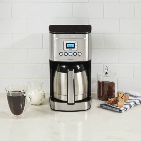12 Cup Programmable Coffee Maker With PerfecTemp Thermal Carafe, Brew Strength Control, in stainless steel silver finish
