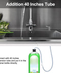 Under Sink Soap Dispenser For Kitchen Sink With 40 Inch Extension Tube Kit Built In Pump 360 Degree Rotation No More Refills