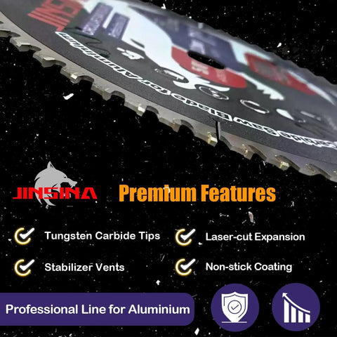 Ultimate 12-Inch 100-Tooth Tungsten Carbide Tipped Circular Saw Blade for Killer Precision Cuts on Aluminum, Non-Ferrous Metals