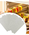 Microwave Waveguide Mica Sheets Set in use with toaster, showing durable insulation layer preventing arcing and sparks, easy install.