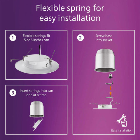 Sleek 5 And 6 Inch Led Retrofit Downlight 12 Pack Delivers Zero Flicker Glare Free Illumination For An Easy Fixture Swap And A Total Home Brightness Refresh That Really Nails The Modern Vibe