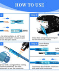320 Piece Heat Shrink Bullet Connectors Kit With Female And Male Terminals Insulated Waterproof Electrical Marine Crimp Automotive Connectors Durable Marine Grade Weatherproof Splice Protectors For Fast Secure Connections In Cars Boats And RVs usage instructions.