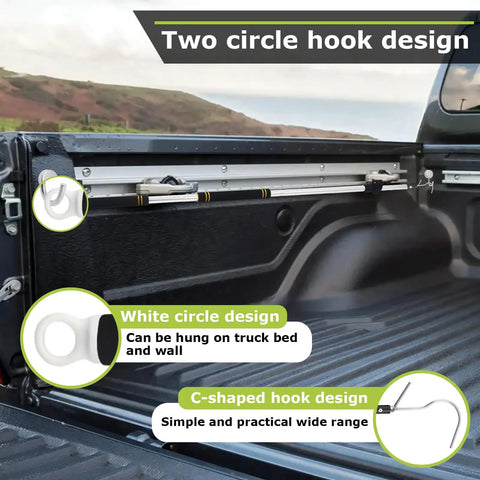 Telescopic Truck Bed Reach Tool With Cargo Grabber Adjustable 33 To 74 Inches Heavy Duty Stainless Steel Retriever For Pickup Trucks Wear Resistant Storage Bag Included