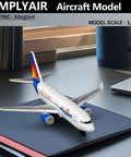 1 To 400 Scale Allegiant Airplane Model Ready To Display Dope Preassembled Alloy Fuselage With Plastic Fittings No Assembly Needed Collectible Aircraft For Home Desk Or Shelf Display on a desk