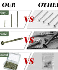 Comparison image of Eight Inch Structural Lag Wood Screws Number Fourteen Size Heavy Duty Timber Fasteners in various organizational states.