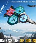Ultra Fun RC Planes With 3 Batteries For Kids And Adults Foam Remote Control Jet Plane And Helicopter Drone Toys With Led Lights
