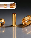 Pro Grade Three Piece Brass Oil Pipe Fitting Set For Machine Tools With Double Tapered Ferrule Bushings Quick Connect