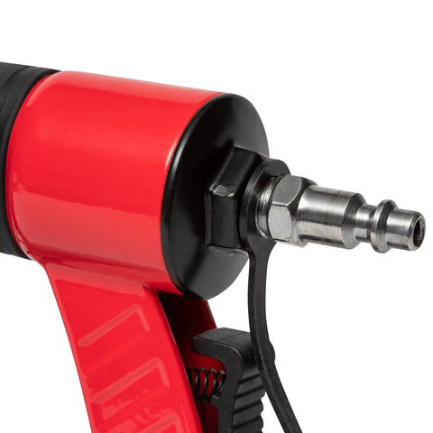 Oil Free 18 Gauge Pneumatic Brad Nailer For Small Trim And Interior Molding Fires Up To 100 PSI Handles Five Eighths To Two Inch Connector