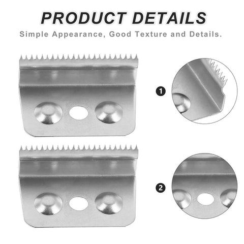 Industrial Tape Dispenser Replacement Blade Set With Stainless Steel Serrated Teeth For Clean Cuts, Durable Spare Part For Packaging Tape Cutters, Easy To Swap In On Assembly Lines, two blades