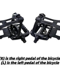 3-In-1 SPD Clipless And Toe Clip Bike Pedals For Indoor Cycling, Compatible With Peloton Schwinn Sunny, aluminum body, pair view