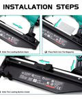 Installation steps for Go To Pro Grade Finish Nailer 16 Gauge Pneumatic Nail Gun With 1 Inch To Two And A Half Inch Nails