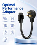 Heavy Duty Nema 6 50 Adapter For Tesla Gen 2 Mobile Connector 240V 32A Ev Charger Plug showing copper alloy connectors and flexibility.