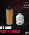 Aluminum Engine Oil Filter Housing Cap With Oil Filter Assembly Replacement For Jeep Chrysler Dodge Ram 3 6L V6 Vehicles