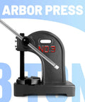 Heavy Duty 3 Ton Arbor Press With Ergonomic Handwheel And Non Slip Grip 12 Inch Tall Cast Iron Desktop Machine for metal punching.
