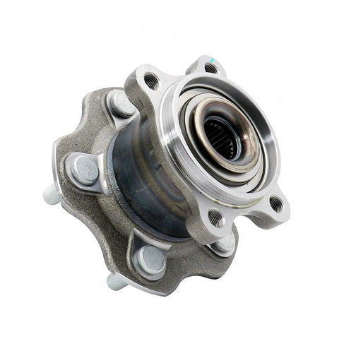 Front view of Rear Wheel Hub Assembly Fit For 2008 2013 Nissan Rogue AWD And 2011 2014 Nissan Juke AWD Two Pack Replacement