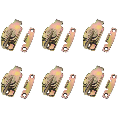 Heavy Duty Table Leaf Connectors And Locks 6 Pack Align And Lock Hardware For Dining Training Conference Tables. Zinc steel clamps.
